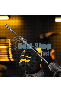 Бур по бетону Denzel цельная крестовая пластина, 12x265 мм, SDS PLUS