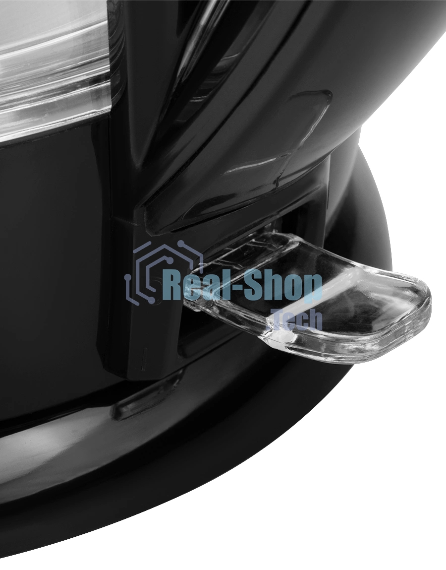 Чайник электрический Hyundai HYK-G2011 1.7л. 2200Вт черный (корпус: стекло)