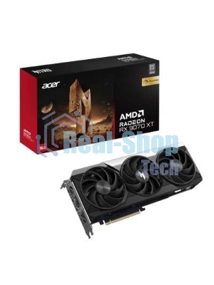 Видеокарта Acer RX9070XT NITRO OC 16Gb GDDR6 256bit 3xDP HDMI 3FAN RTL