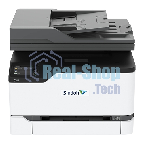 МФУ лазерное Sindoh C300, A4, цветной, печ. 24 стр/мин., скан. до 20 стр/мин (цвет.) 45 стр/мин (ч/б), 2400 x 600 dpi, USB, Ethernet, Wi-Fi