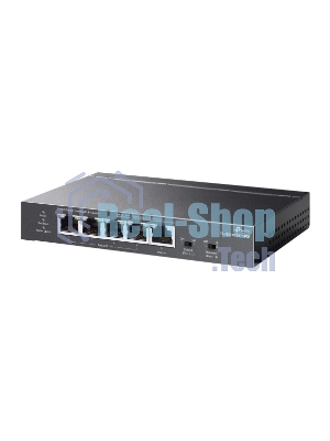 Коммутатор настольный TP-Link TL-SG1005P-PD с 5 гиг. портами (1 порт с входящим PoE++, 4 порта с исходящим PoE+), бюджет PoE: 9, 21, 47 или 66 Вт (зависит от используемого стандарта входящего PoE)