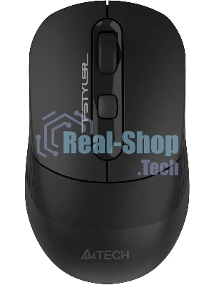 Мышь беспроводная A4Tech Fstyler FB10CS черный, 2000 dpi, радиоканал, Bluetooth, USB, кнопки - 4