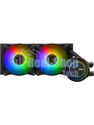 Система жидкостного охлаждения MSI MAG CORELIQUID E240 2x ARGB Fan LGA 1200/1700 AM5/AM4 (306-7ZW5E17-C24)