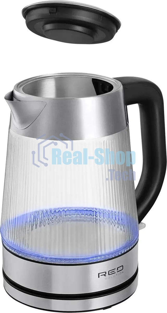 Чайник электрический Red Solution G121 1.8 л, 2200 Вт, черный/серебристый