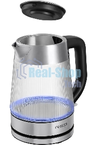 Чайник электрический Red Solution G121 1.8 л, 2200 Вт, черный/серебристый
