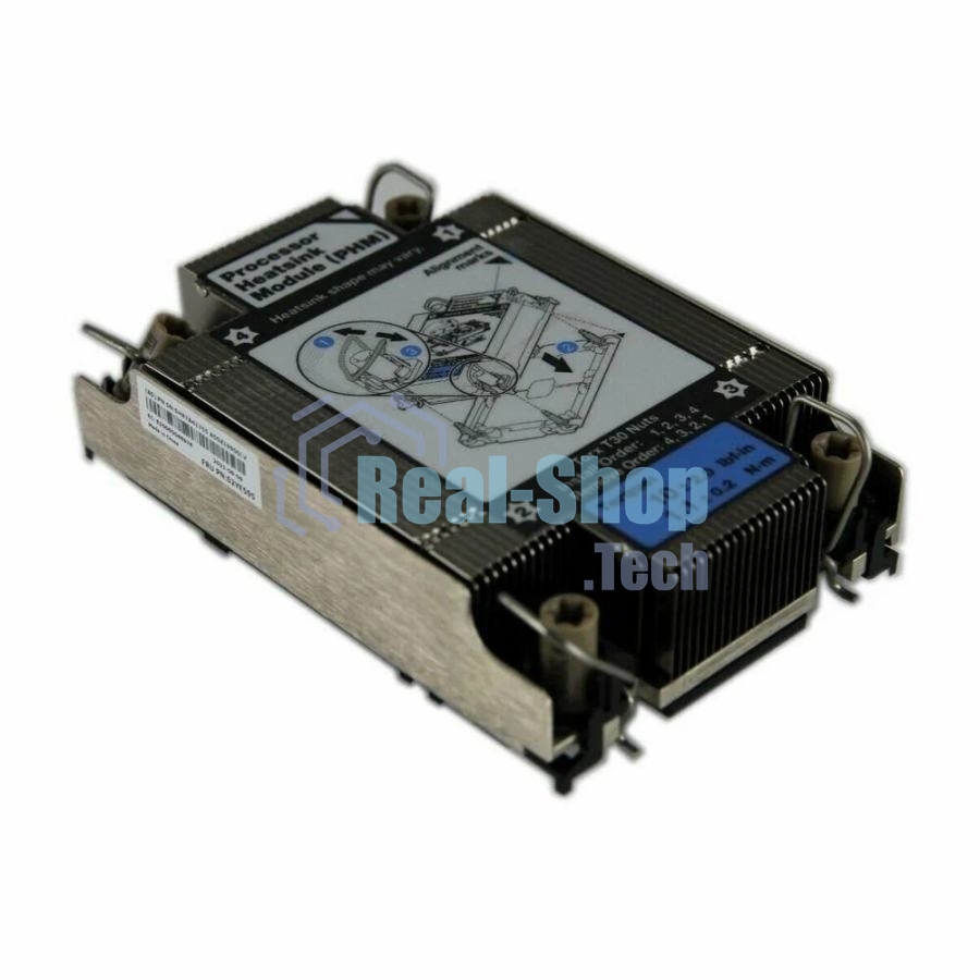 Радиатор Lenovo Heatsink SR V2 1U CPU, 02YE596 серебристый