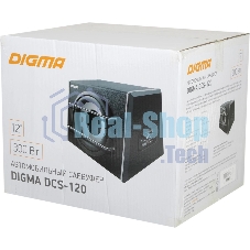 Сабвуфер автомобильный Digma DCS-120 300Вт активный (30см/12