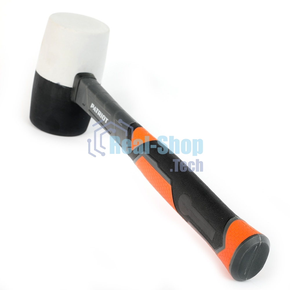 Киянка PATRIOT RMF-680BW черно-белая, с фиберглассовой рукояткой, 680г