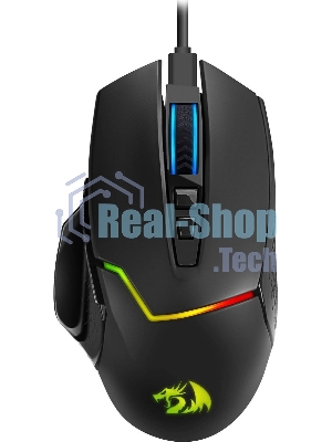Мышь беспроводная Redragon Mirage Pro черный, 8000 dpi, радиоканал, USB, кнопки - 9