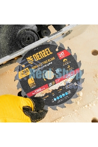 Пильный диск по дереву Denzel ф160 х 20 мм, 24 зубьев 733047