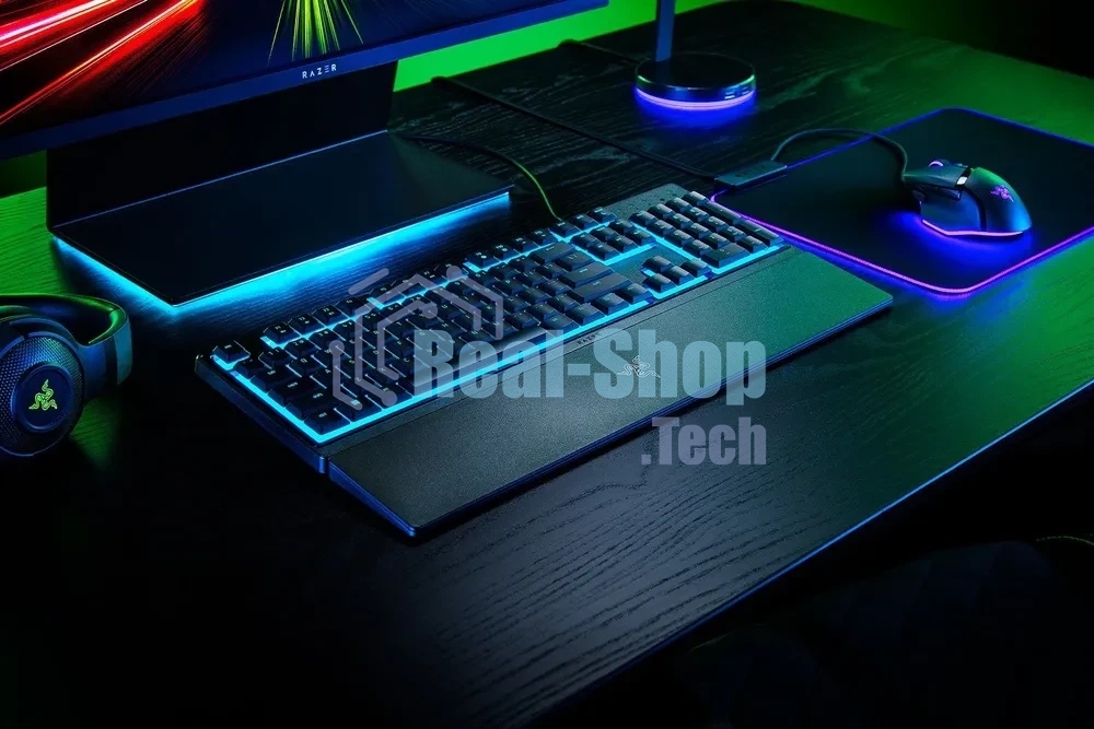 Клавиатура Razer Ornata V3 X проводная, USB Type-A, чёрный