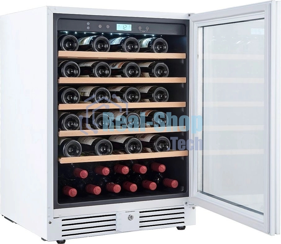 Винный шкаф встраиваемый Cellar Private CP051-1TWH белый, 136 л, 1 отсек, 51 бут.
