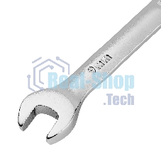 Ключ комбинированный трещоточный Denzel 14703 9 мм, CrV, матовый хром