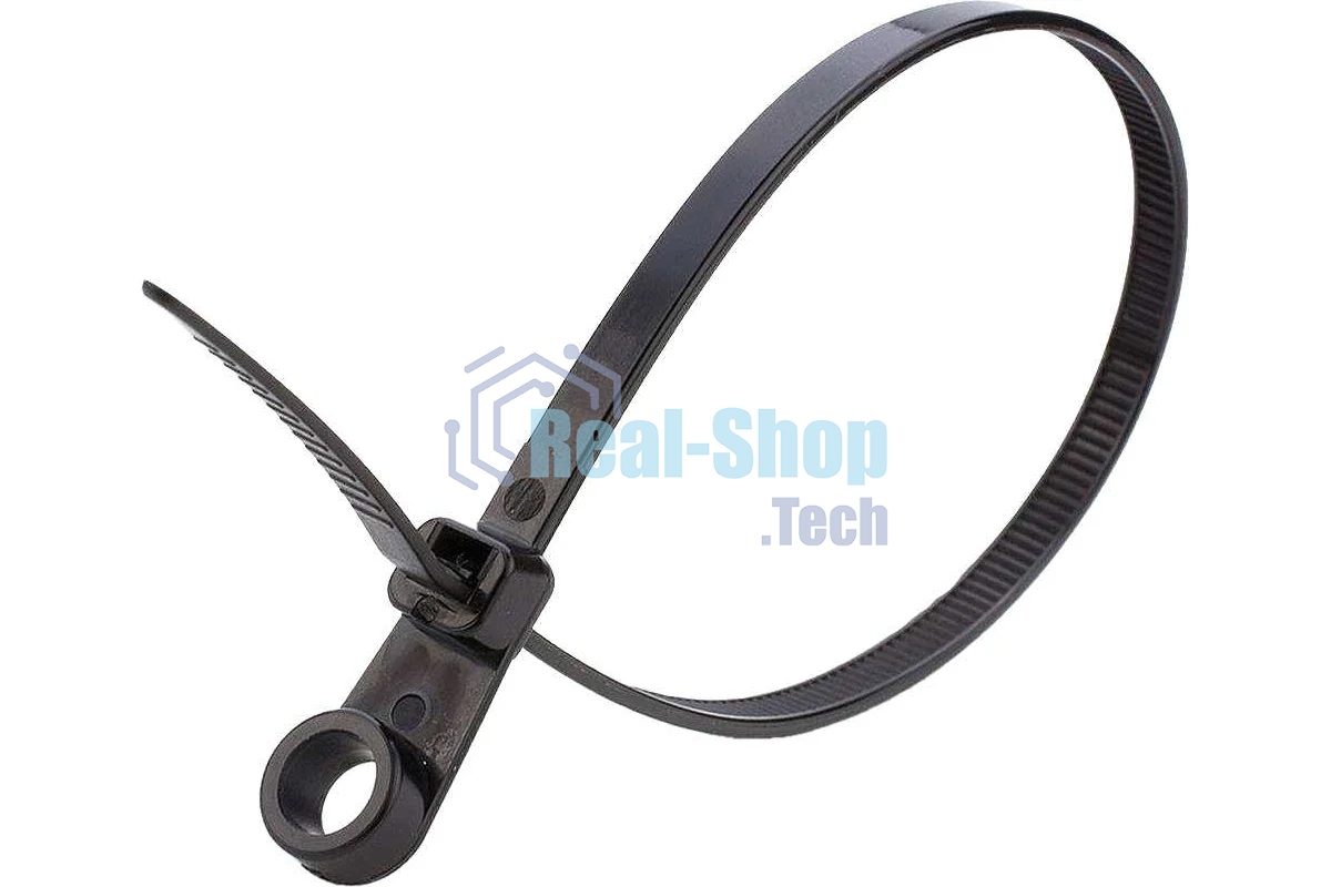 Хомут кабельный под винт 3.6х150 NO-224-589 черный (уп. 100 шт) Эра Б0066047