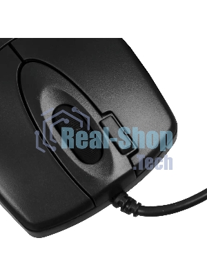 Мышь проводная A4Tech OP-620D черный, 1000 dpi, USB, кнопки - 4
