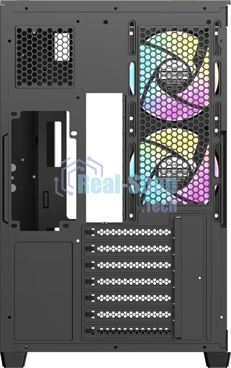 Корпус Ocypus Delta C74 ARGB Black, Midi-Tower, чёрный, 2 x 120 мм