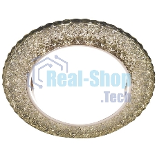 Светильник встраиваемый G298 CL/WW хром/прозрачный GX53+3W(LED WARM)