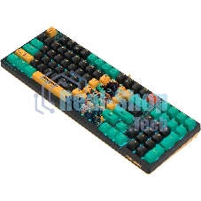 Клавиатура проводная A4Tech Bloody AT98 Renegade USB черный/зеленый