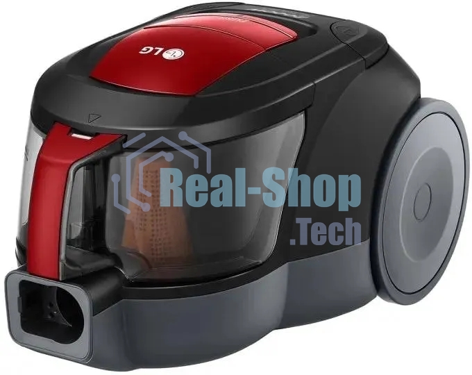 Пылесос LG VC5316NNTR черный/красный, 330/1600 Вт, уборка сухая, пылесборник контейнер 1.3 л