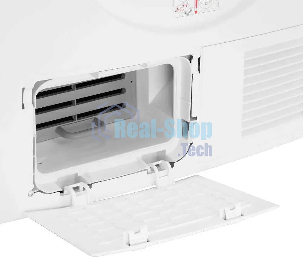 Сушильная машина MAUNFELD MFDM168WHE белый, 8 кг, сушка - конденсационная, программ - 16, 59.7 x 84.8 x 63.2 см