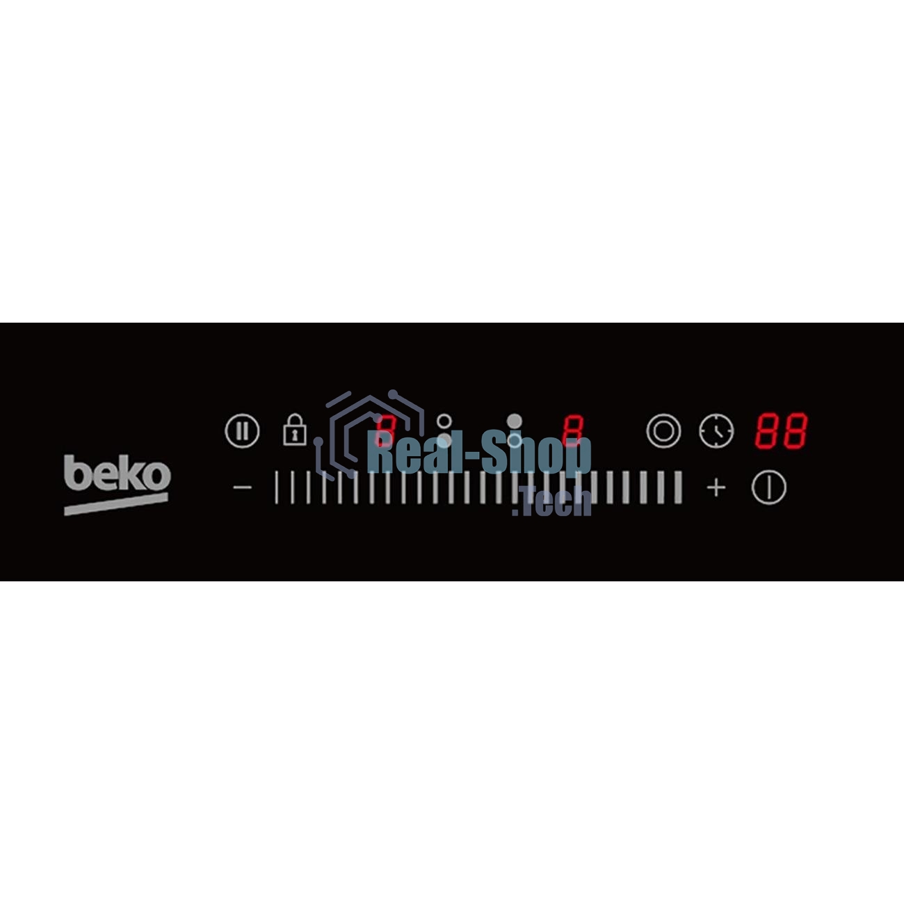 Электрическая варочная поверхность Beko HDC 32400 TO, 2 конфорки, с зоной расширения, стеклокерамика, 3000 Вт
