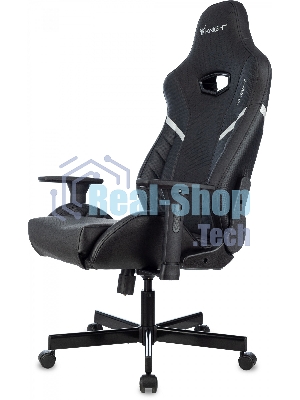 Кресло Knight Thunder 5X черный, экокожа, 120 кг, механизм качания