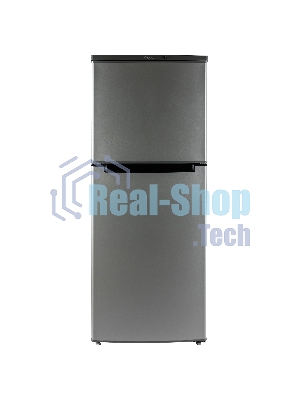 Холодильник Бирюса W553 графит двухкамерный 160/70л морозилка сверху автоматическое оттаивание