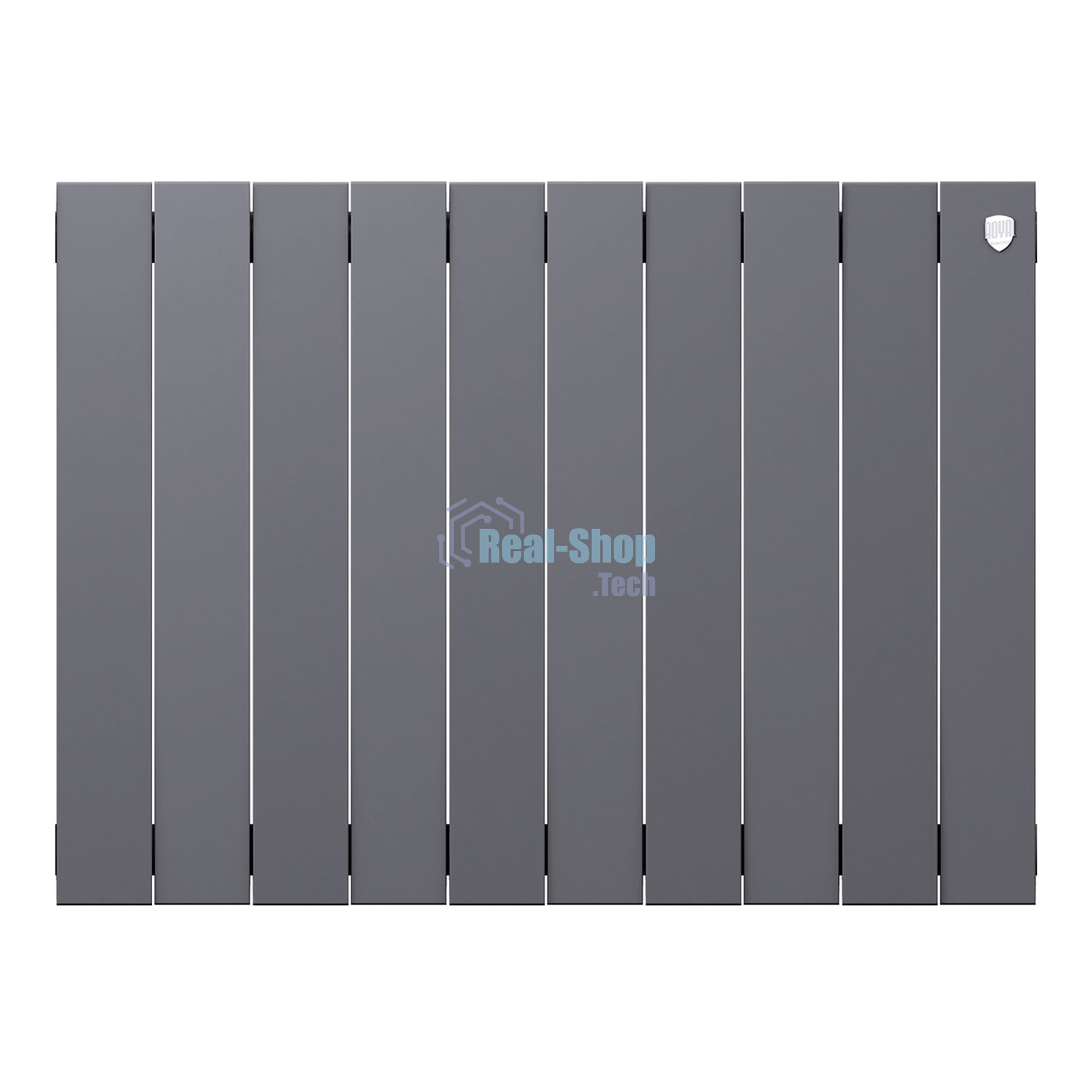 Радиатор биметаллический Royal Thermo PianoForte 500 серебристый - 10 секц.