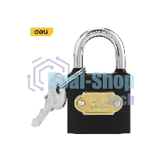 Замок навесной Deli DL508901 стальной, 32мм