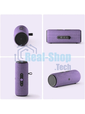 Умная колонка Яндекс Станция Стрит с Алисой, портативная, модель YNDX-00030VIO (фиолетовый)