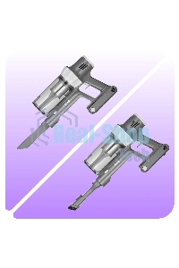 Вертикальный пылесос Kitfort КТ-5341 230Вт серый/белый