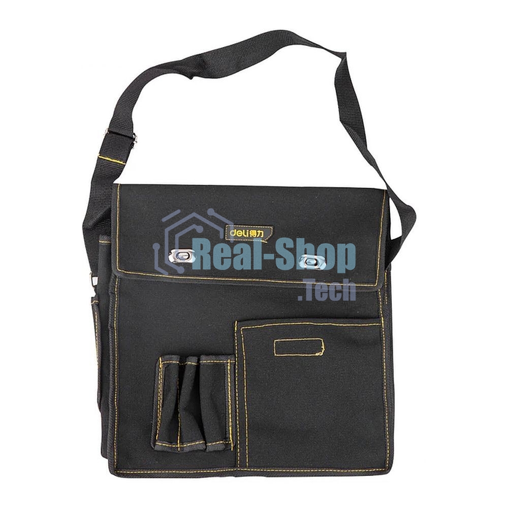 Сумка-планшет для инструментов Deli DL-P6 320 x 110 x 310мм, 00 карманов, плечевой ремень, ткань Оксфорд 600D
