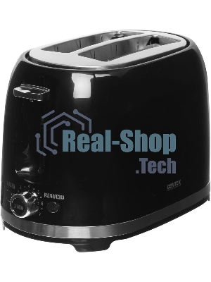 Тостер Centek СТ-1432 черный/стальной