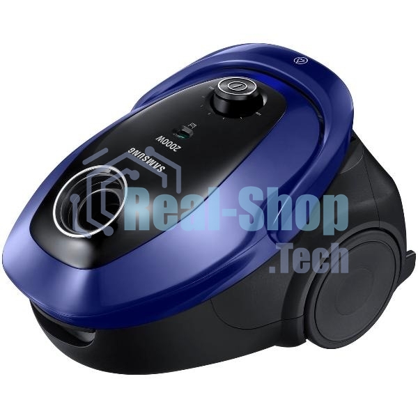 Пылесос Samsung VC20M255AWB/EV синий/черный, 460/2000 Вт, уборка сухая, пылесборник мешок 2.5 л