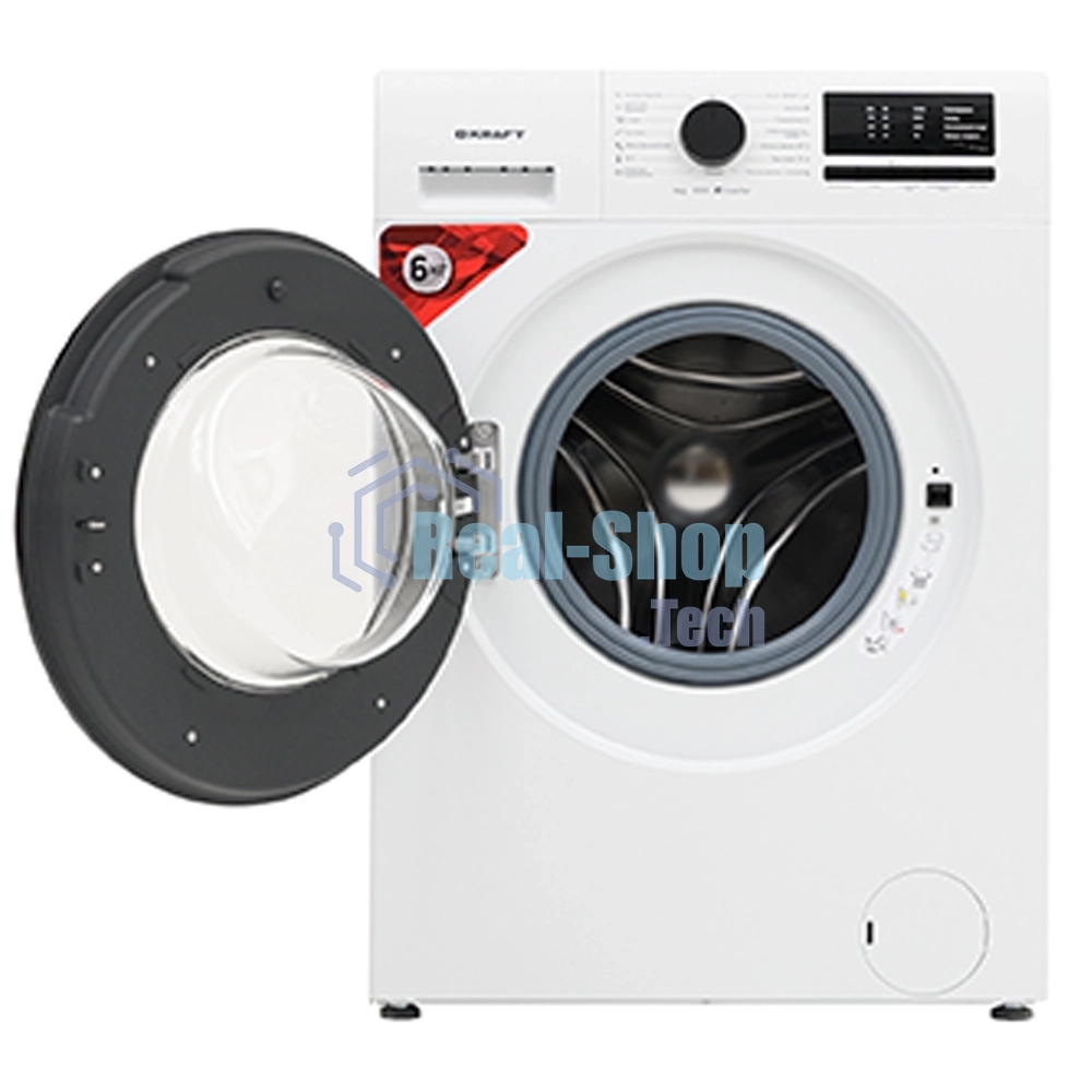 Стиральная машина Kraft KF-EN6106W белый, загрузка фронтальная 6 кг, 1000 об/мин, класс A+++