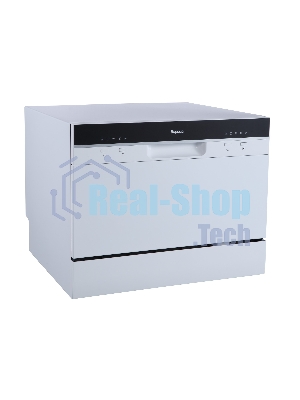 Посудомоечная машина Бирюса DWC-506/5 W, белый, 55 см, 6 компл., 49 дБ, класс A+