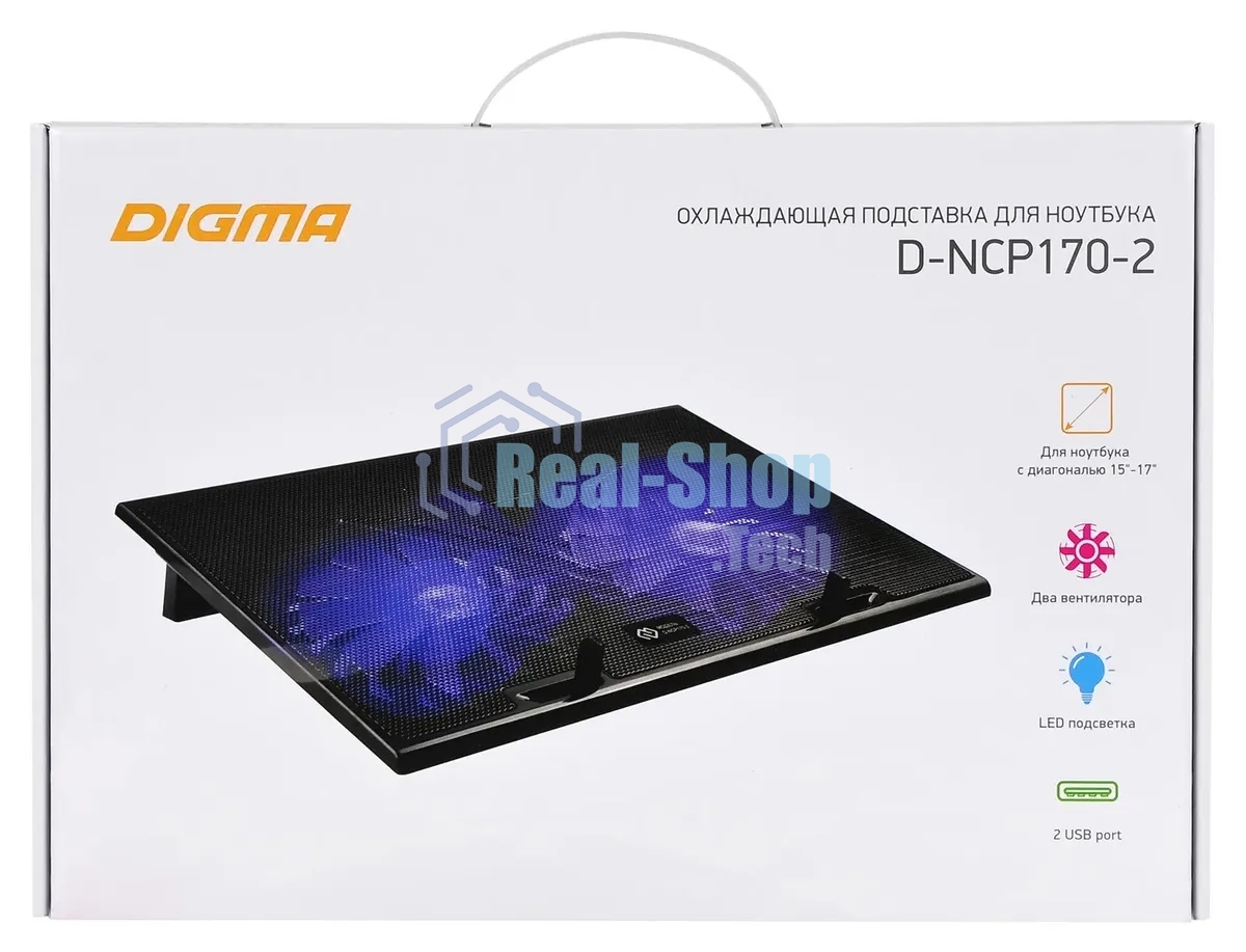 Подставка для ноутбука Digma D-NCP170-2 17