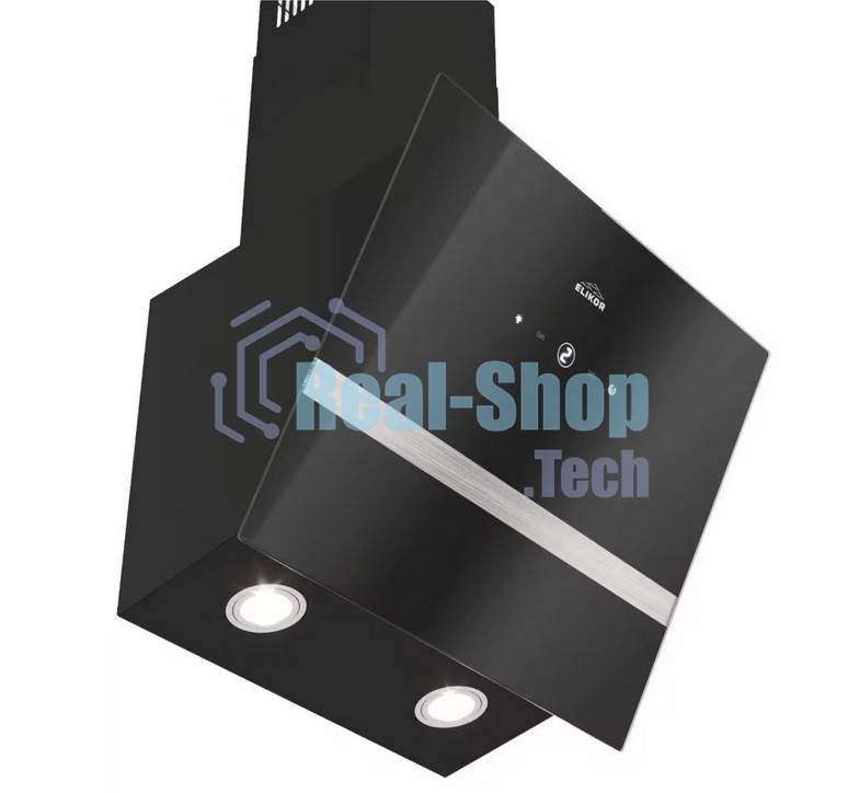 Вытяжка наклонная Elikor Rise BK 50 черный, 50 см, 750 куб. м/ч, 56 дБ