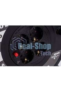 Удлинитель на катушке 4х30 м 2P+PE 16А УК30 с термозащ. 3х1.5 кв.мм GENERICA IEK WKP20-16-04-30-G