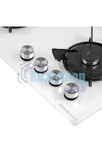 Газовая варочная панель HOMSair HGG641EWH независимая, белый