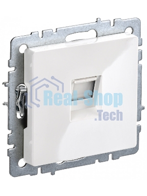 Розетка компьютерная IEK BRITE РК11-БрБ RJ45 кат.6 белый
