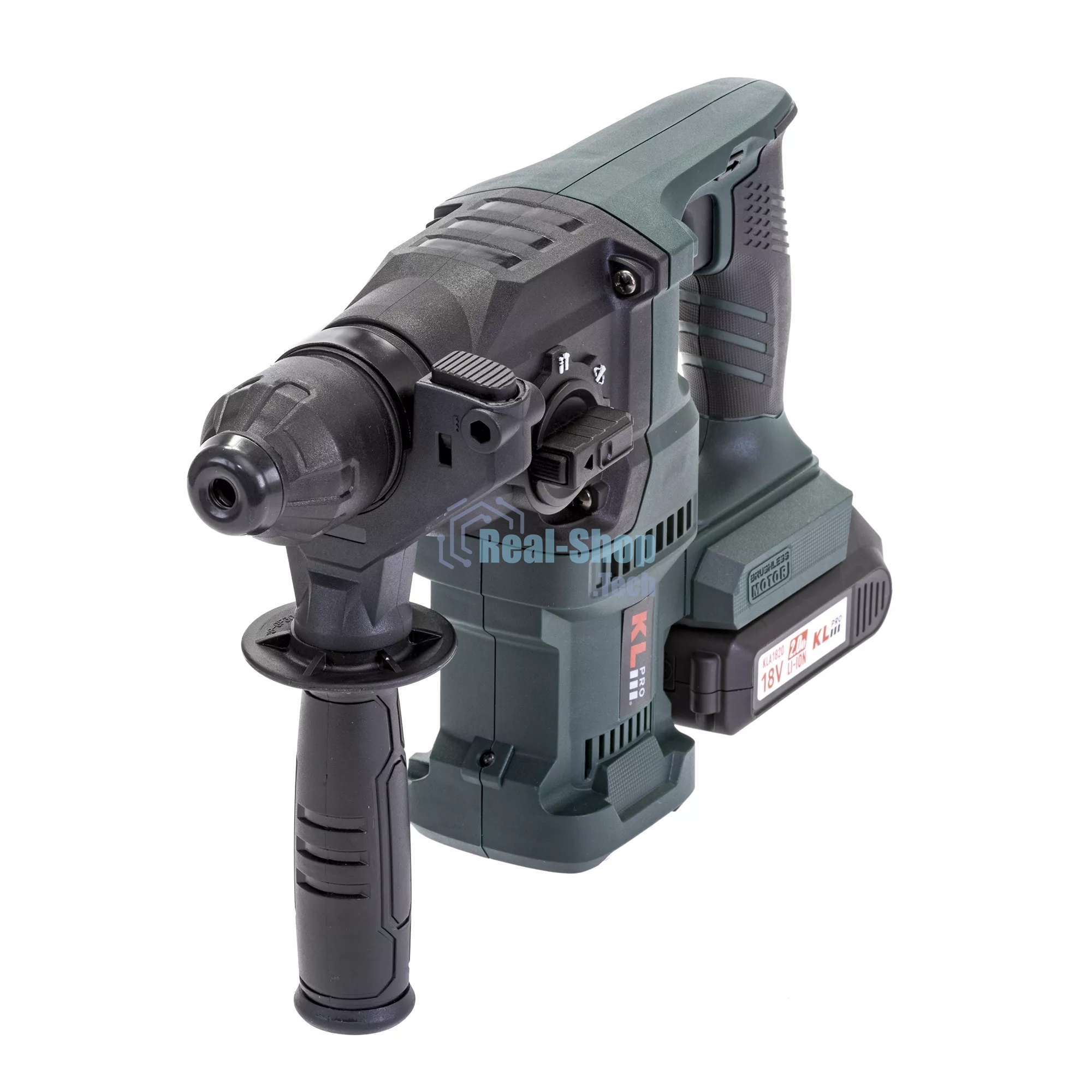 Профессиональный бесщеточный перфоратор аккумуляторный KLPRO KLPM18BH-20