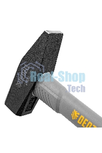 Молоток слесарный Denzel 1000 г, кованый, фибергласовая рукоятка c TPR покрытием