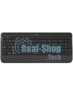 Клавиатура Logitech Signature K650 беспроводная, Bluetooth, радиоканал, чёрный