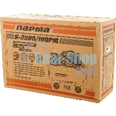 Компрессор поршневой Парма K-2200/100РМ масляный, 336 л/мин, 100 л, 2200 Вт, серый/черный