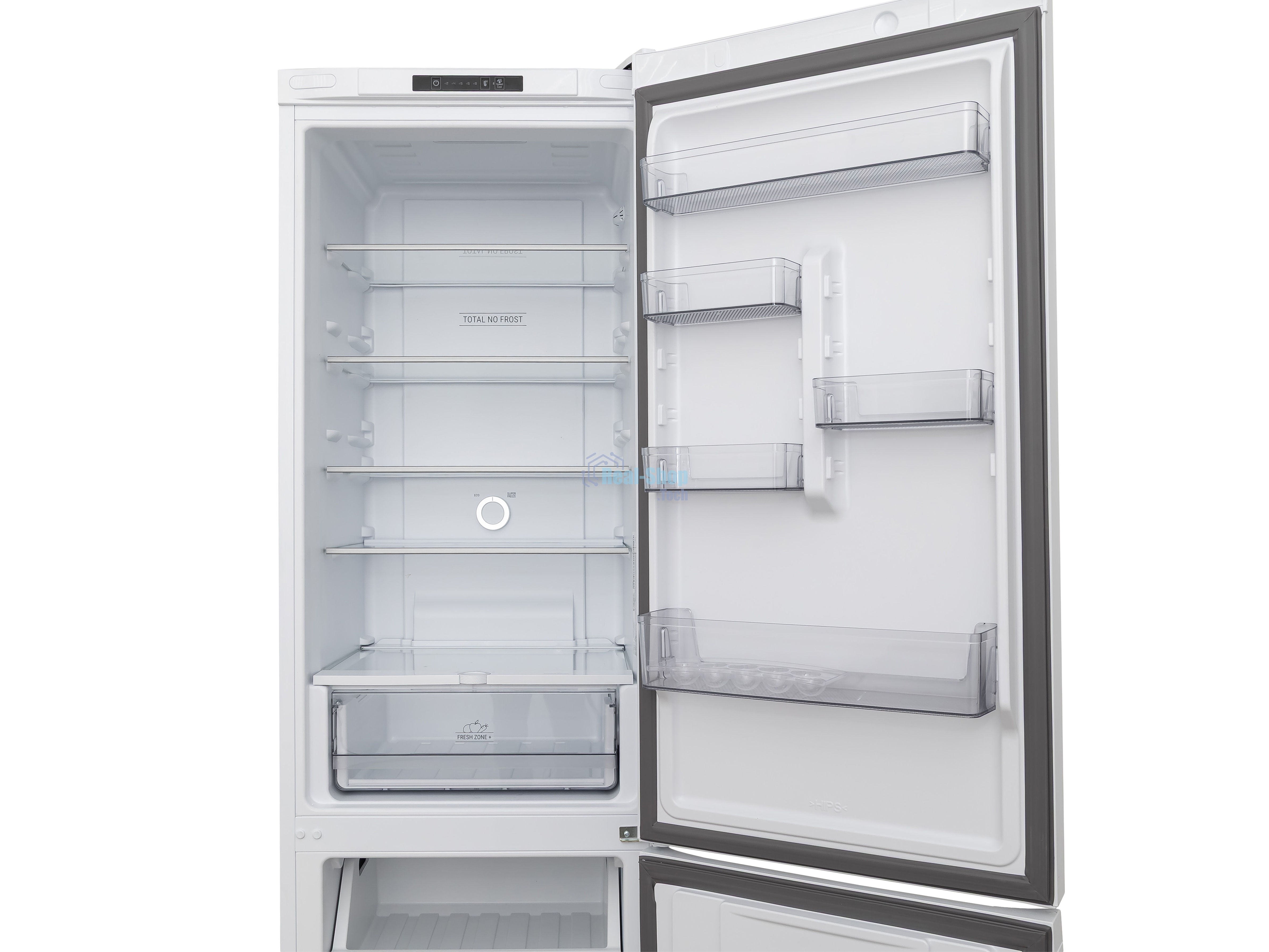 Холодильник Hotpoint HT 5200 C W белый двухкамерный 240/83л морозилка снизу, No Frost