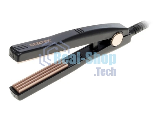 Щипцы для завивки волос Centek CT-2026 черный/золотистый, 12 мм, 200 °C, 1 режим