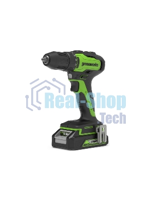 Дрель-шуруповерт аккумуляторная GREENWORKS 3704007UA, Аккумуляторная, 24В