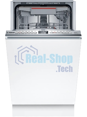 Встраиваемая посудомоечная машина Bosch SPV4HMX65Q, серебристый, 45 см, 10 компл., 45 дБ, класс A+