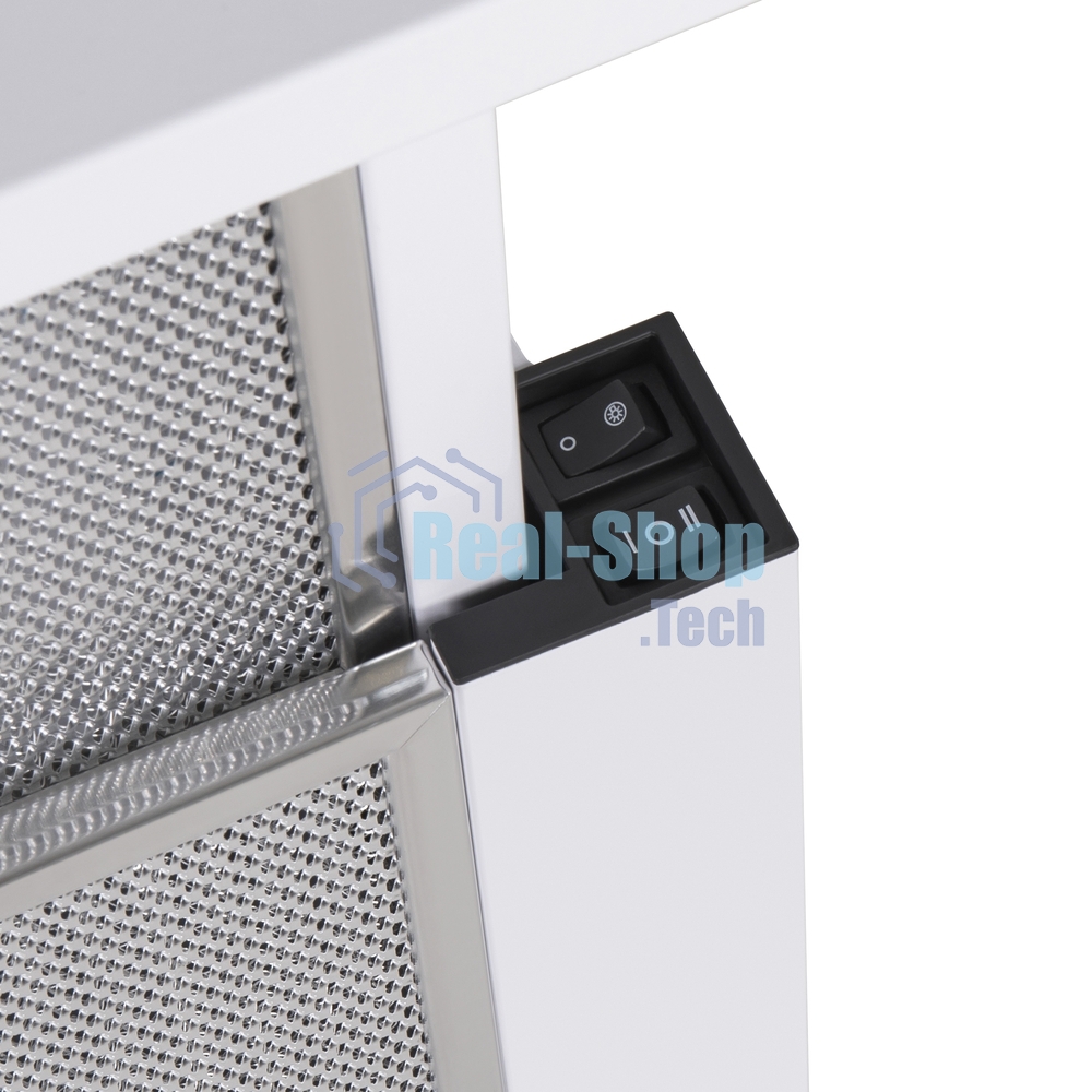 Вытяжка телескопическая HOMSair Flat 50 белый, 50 см, 520 куб. м/ч, 47 дБ